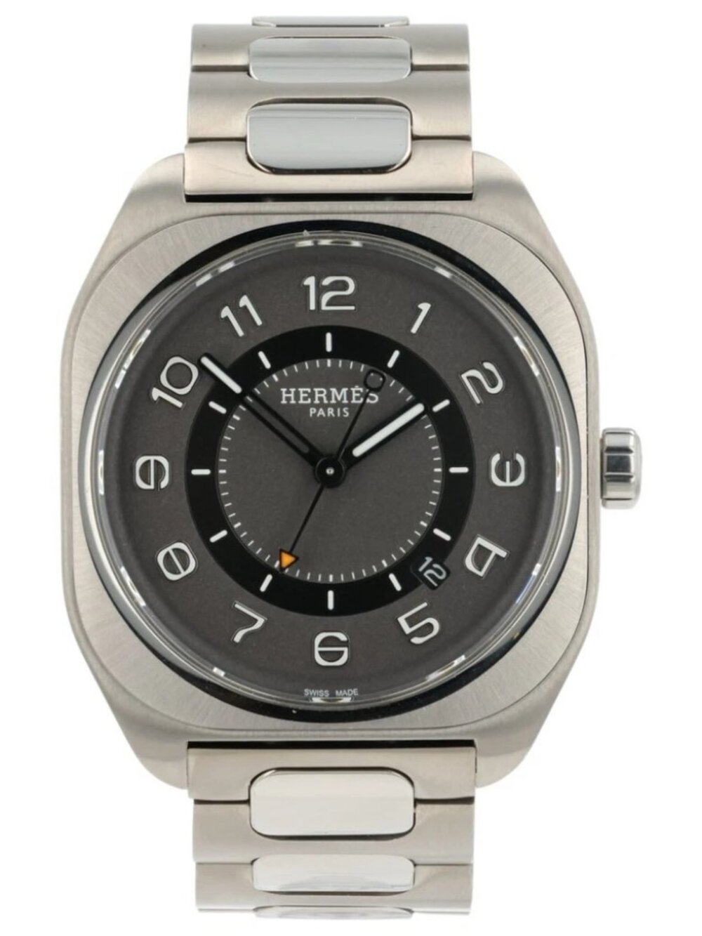 Hermes H08 Gray Dial Titanium 39mm Automatic Movement Mens Watch SP1.741